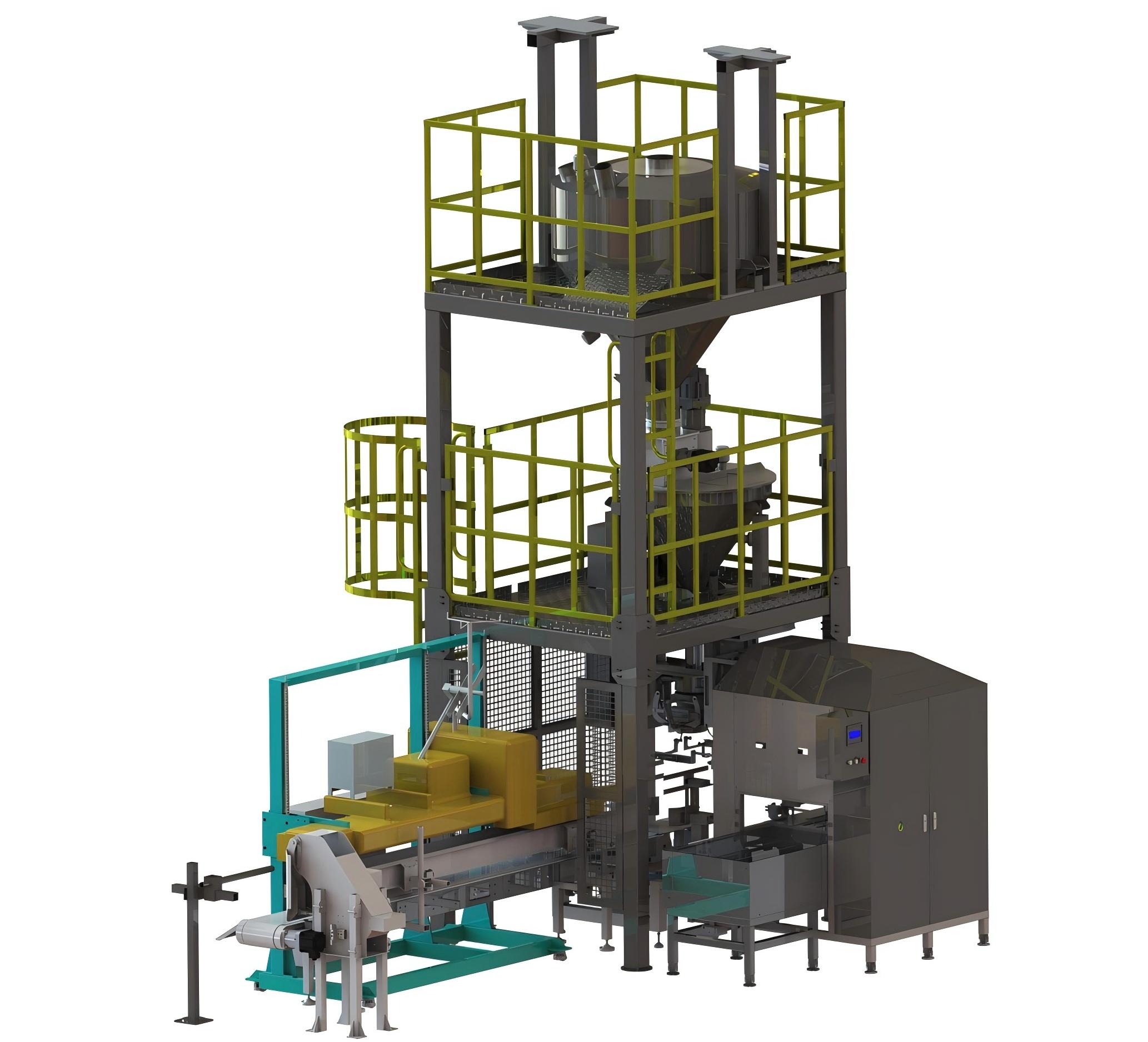 Fully Automatic Bottom-Fill Packaging Machine Without Hopper